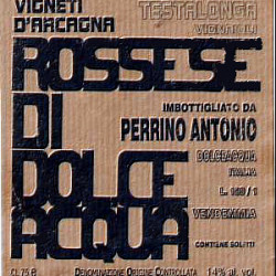 Testalonga Rossese di Dolceacqua 2011 di Antonio Perrino
