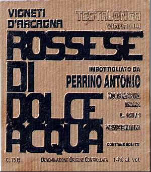 Testalonga Rossese di Dolceacqua 2011 di Antonio Perrino