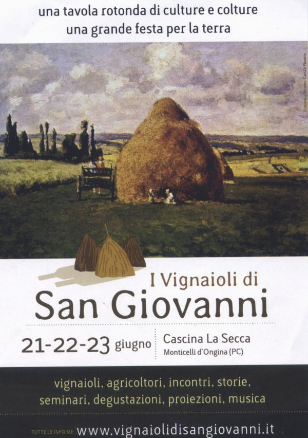 I Vignaioli di San giovanni: dal 21 al 23 giugno 2014