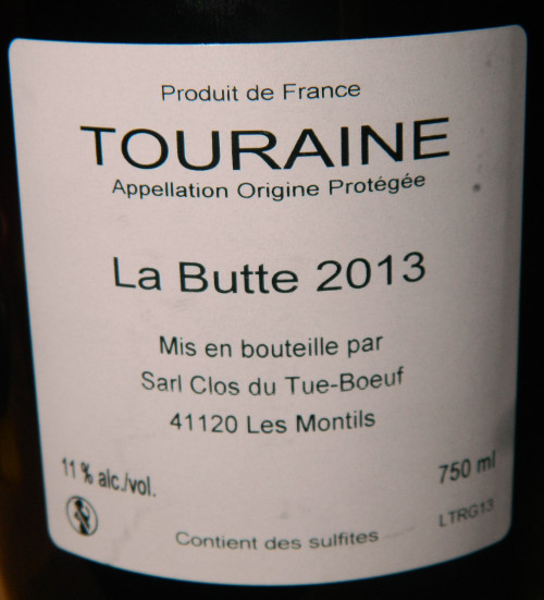 Touraine La Butte 2013
