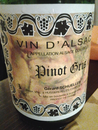 Pinot Gris 2012 di Gerard Schueller