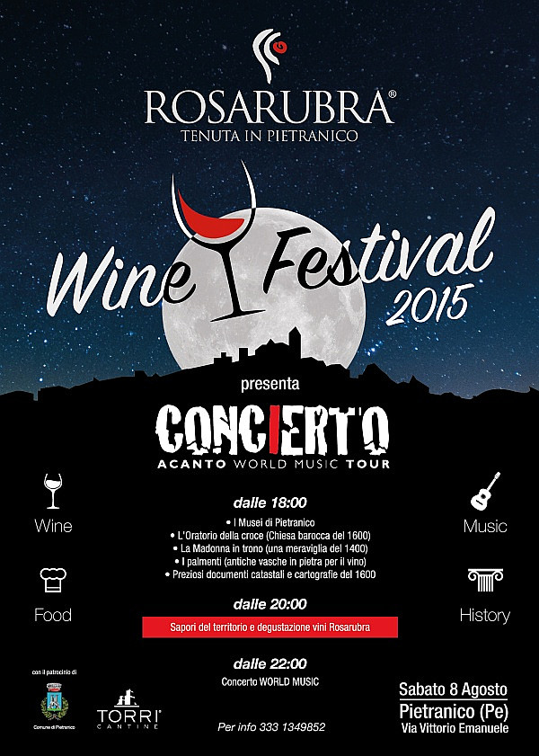 rosarubra wine festival a pietranico