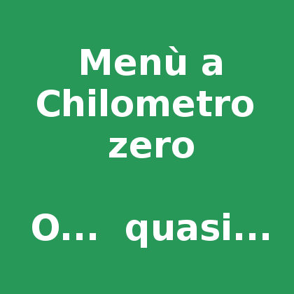 chilometro zero menù gastrodelirio