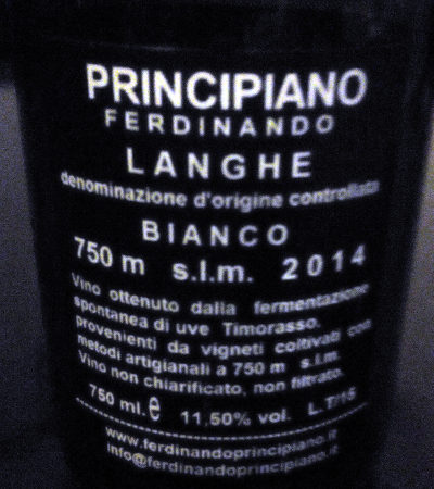 Langhe Bianco 750m s.l.m 2014