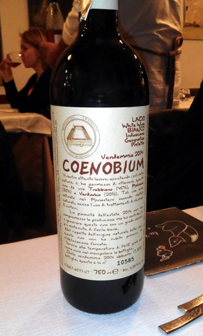 Coenobium 2014 bottiglia