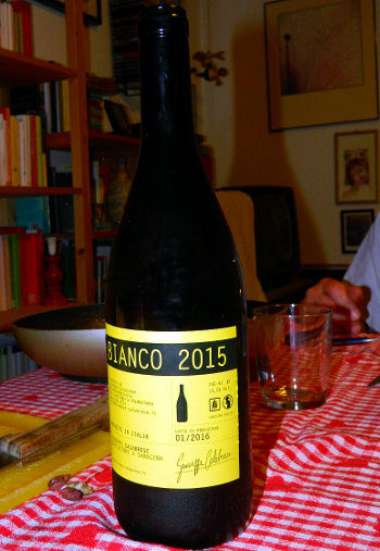 Bianco 2015 Giuseppe Calabrese bottiglia