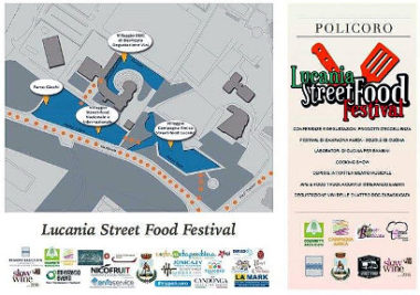 Lucania street food festival Policoro programma mini