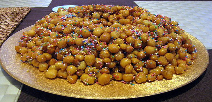 Crackers e Nutella struffoli