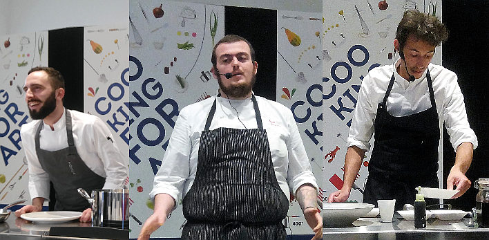 Stefano Bacchelli - Davide Caranchini e Michele Lazzarini cooking for art 2017
