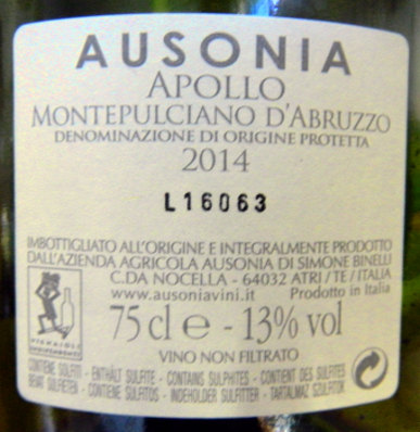 ausonia apollo montepulciano retro