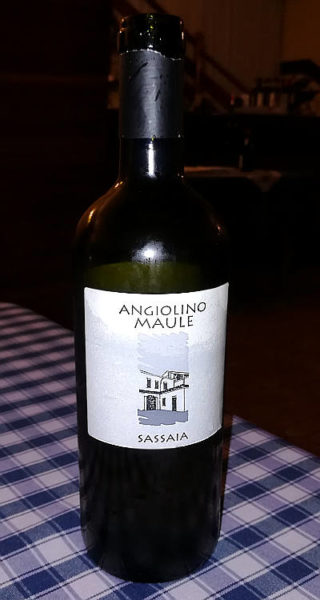 sassaia 2016 angiolino Maule etichetta fronte bottiglia