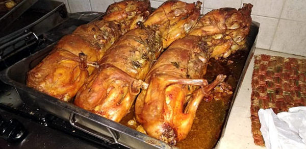 dalla racchetta alla forchetta arrosto in teglia