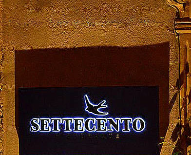 ristorante settecento Palazzolo Acreide insegna