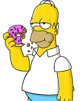 Homer il re dell’eccesso alimentare mimmo farina donuts