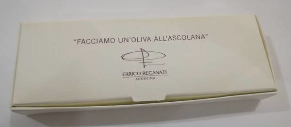 Facciamo un oliva all’ascolana scatola olive chiusa