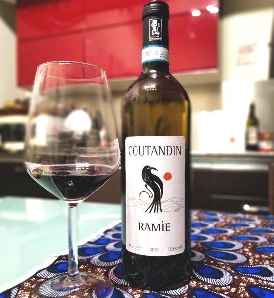 Ramìe 2019 di Daniele Coutandin calice e bottiglia