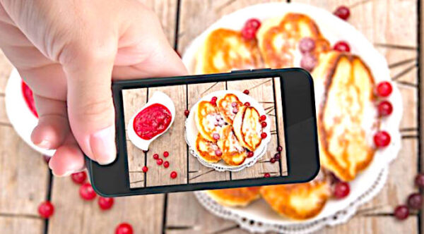 FoodPorn - Il Push-up del cibo digitale primopiano frittelle dolci