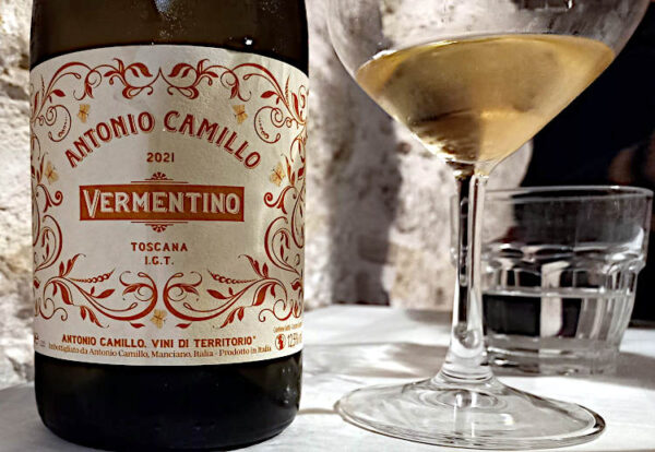 Classifica dei migliori vini naturali bevuti nel 2022 Vermentino Antonio Camillo Manciano