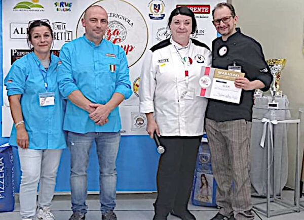 Cerignola pizza cup gli organizzatori Cinzia d'Eramo Donato Barigliano Angela d'Esposito