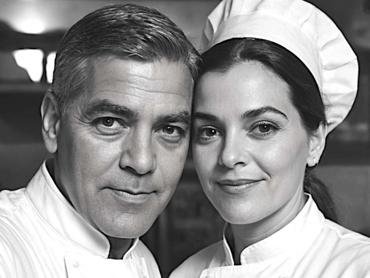 In Italia c’erano le osterie pseudo George Clooney e ladyChef