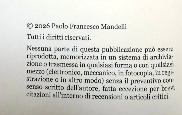 Pagina del copyright de Il futuro della cucina italiana di Paolo Francesco Mandelli